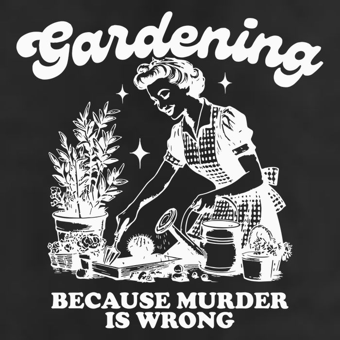 Gardening Because Murder Is Wrong Microfiber Hand Towel
