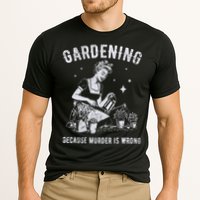 Gardening Because Murder Is Wrong Cooling Performance Crew T-Shirt