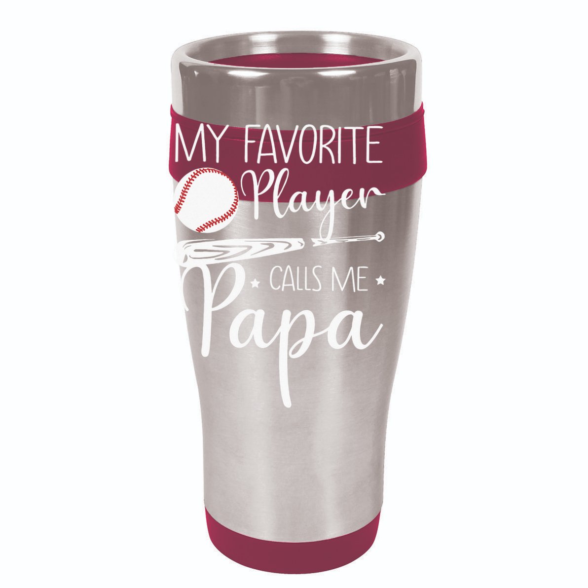Grandpa Baseball My Favorite Player Calls Me Papa Cooling Performance Crew T-Shirt