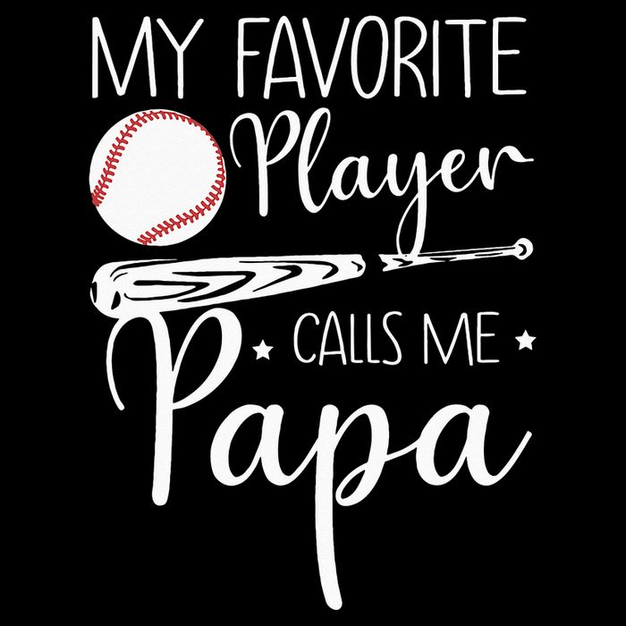 Grandpa Baseball My Favorite Player Calls Me Papa Backpack