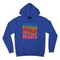 Groovy Baseball Mom Mothers Day Softball Lover Gift Hoodie