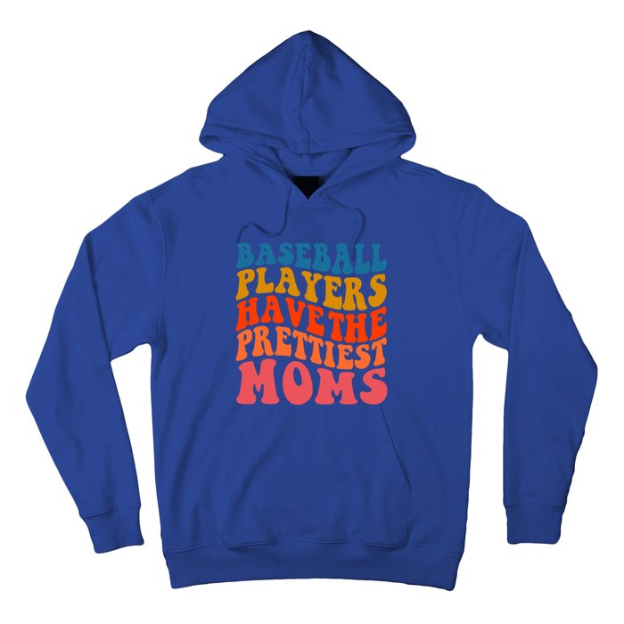 Groovy Baseball Mom Mothers Day Softball Lover Gift Hoodie