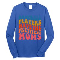 Groovy Baseball Mom Mothers Day Softball Lover Gift Long Sleeve Shirt