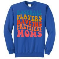 Groovy Baseball Mom Mothers Day Softball Lover Gift Sweatshirt