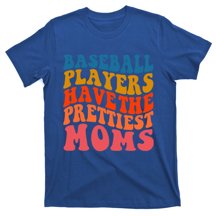 Groovy Baseball Mom Mothers Day Softball Lover Gift T-Shirt