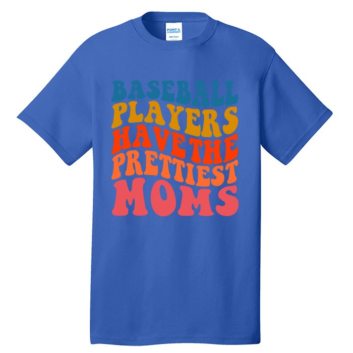 Groovy Baseball Mom Mothers Day Softball Lover Gift Tall T-Shirt