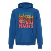 Groovy Baseball Mom Mothers Day Softball Lover Gift Premium Hoodie