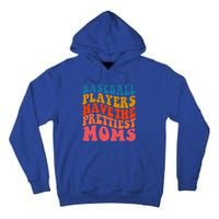 Groovy Baseball Mom Mothers Day Softball Lover Gift Tall Hoodie