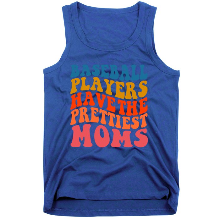 Groovy Baseball Mom Mothers Day Softball Lover Gift Tank Top