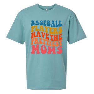 Groovy Baseball Mom Mothers Day Softball Lover Gift Sueded Cloud Jersey T-Shirt