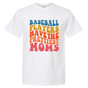 Groovy Baseball Mom Mothers Day Softball Lover Gift Garment-Dyed Heavyweight T-Shirt