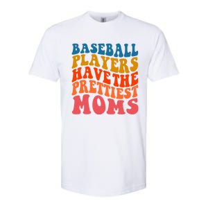 Groovy Baseball Mom Mothers Day Softball Lover Gift Softstyle CVC T-Shirt