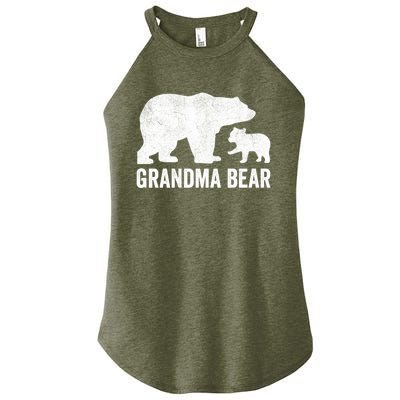 Grandma Bear Mothers Day, Funny One Cub Grandmom Hoodie Women’s Perfect Tri Rocker Tank