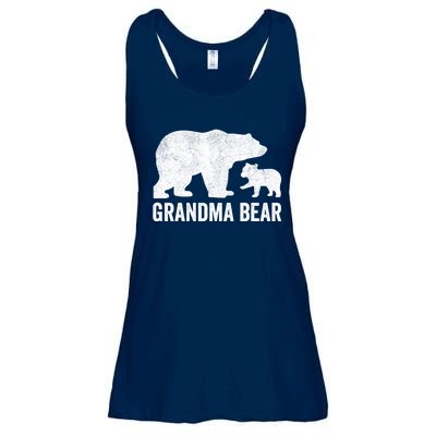 Grandma Bear Mothers Day, Funny One Cub Grandmom Hoodie Ladies Essential Flowy Tank