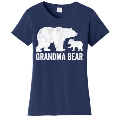 Grandma Bear Mothers Day, Funny One Cub Grandmom Hoodie Women's T-Shirt