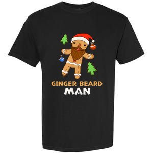 Ginger Beard Man Holiday Gingerbread Christmas Garment-Dyed Heavyweight T-Shirt