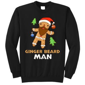 Ginger Beard Man Holiday Gingerbread Christmas Sweatshirt