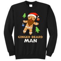 Ginger Beard Man Holiday Gingerbread Christmas Sweatshirt