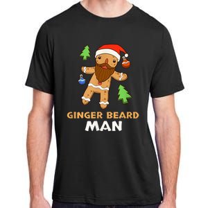 Ginger Beard Man Holiday Gingerbread Christmas Adult ChromaSoft Performance T-Shirt