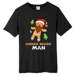 Ginger Beard Man Holiday Gingerbread Christmas Tall Fusion ChromaSoft Performance T-Shirt