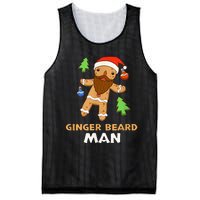 Ginger Beard Man Holiday Gingerbread Christmas Mesh Reversible Basketball Jersey Tank