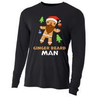 Ginger Beard Man Holiday Gingerbread Christmas Cooling Performance Long Sleeve Crew