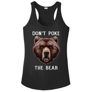 Grumpy Bear Mom Or Dad Grizzly Bear Ladies PosiCharge Competitor Racerback Tank