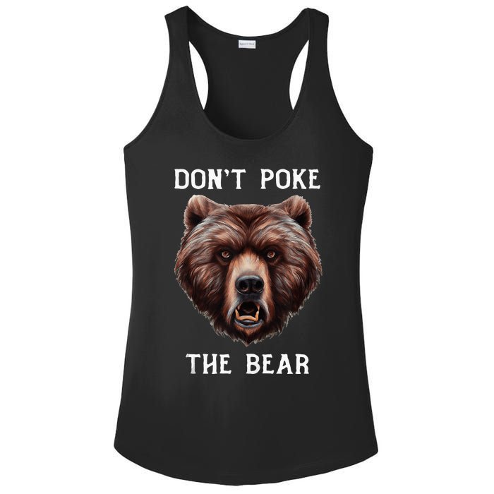 Grumpy Bear Mom Or Dad Grizzly Bear Ladies PosiCharge Competitor Racerback Tank