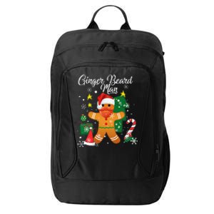 Ginger Beard Man Christmas Pajama Funny Gingerbread Gifts City Backpack