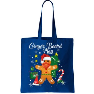 Ginger Beard Man Christmas Pajama Funny Gingerbread Gifts Tote Bag