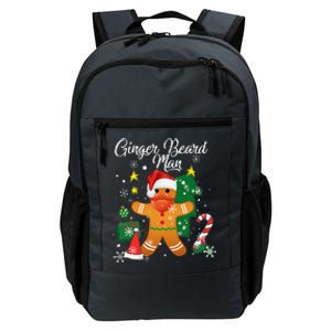 Ginger Beard Man Christmas Pajama Funny Gingerbread Gifts Daily Commute Backpack