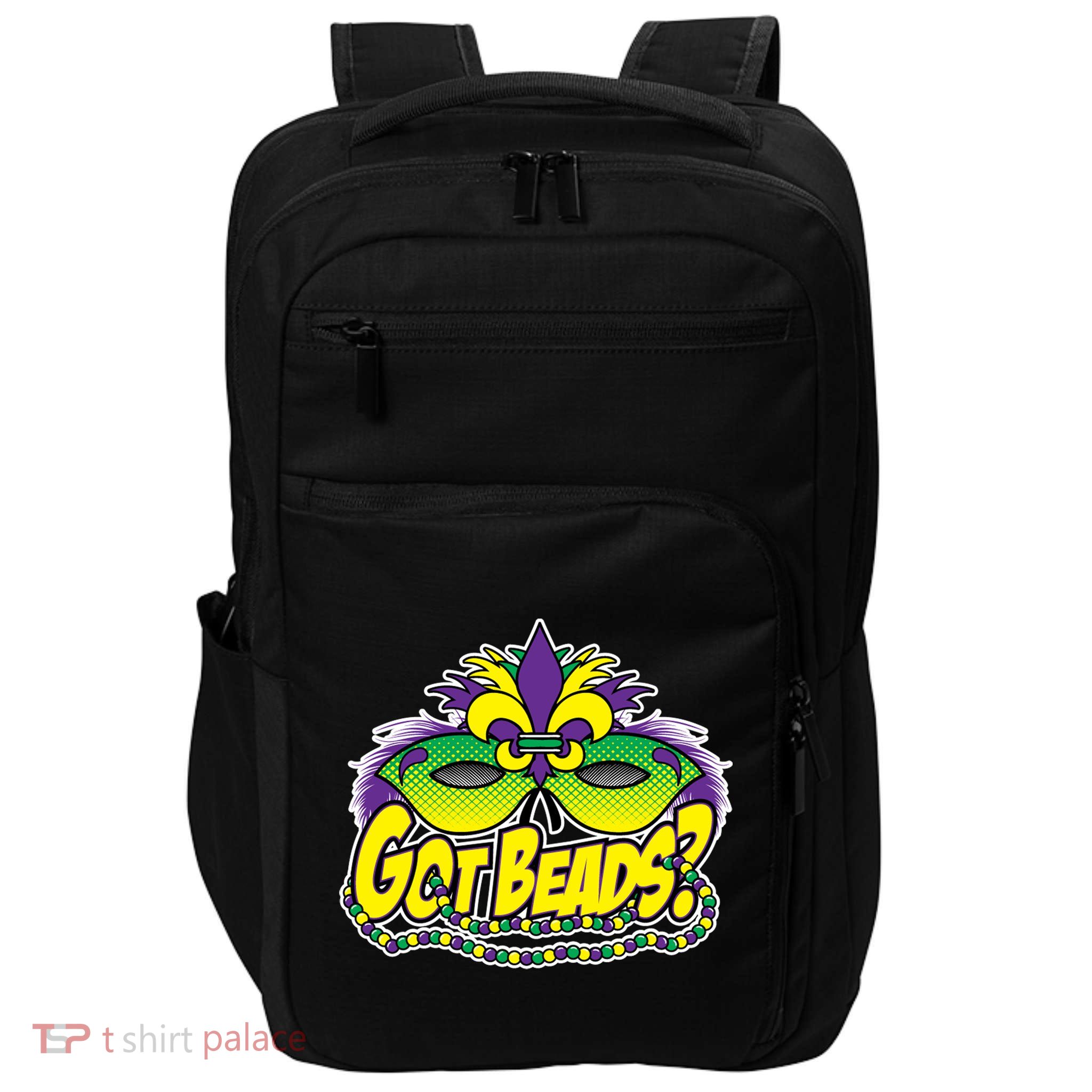 Got Beads Mardi Gras Impact Tech Backpack