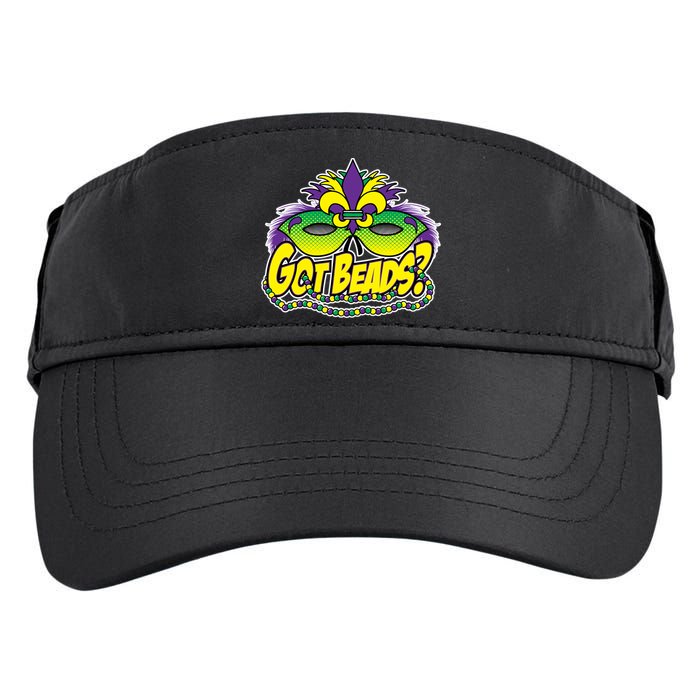 Got Beads Mardi Gras Adult Drive Performance Visor