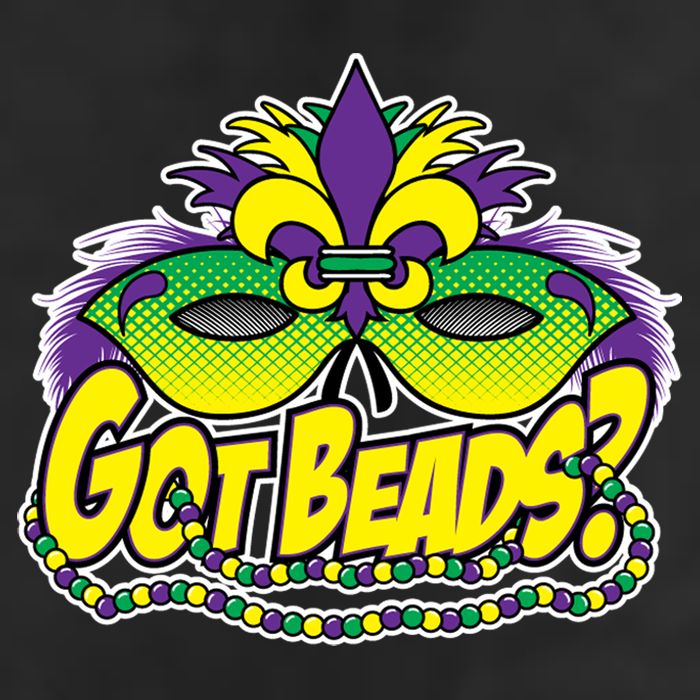 Got Beads Mardi Gras Adult Drive Performance Visor