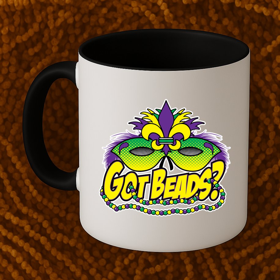 Got Beads Mardi Gras Mug