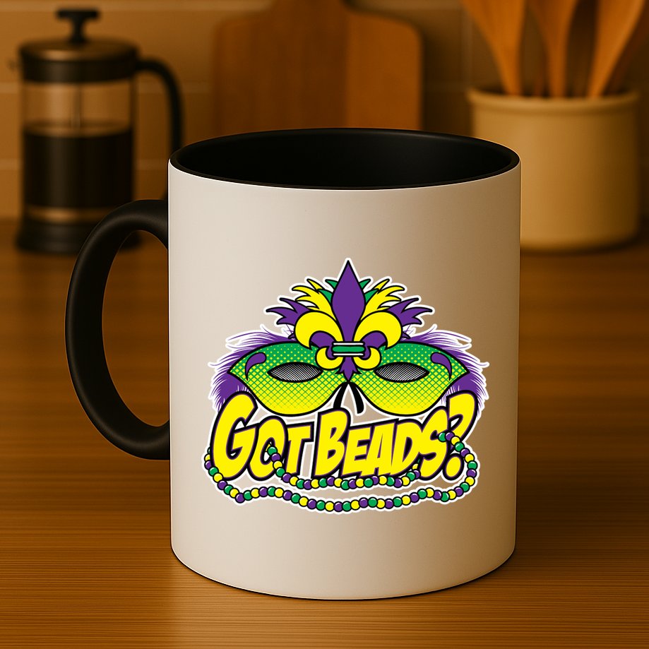 Got Beads Mardi Gras Mug