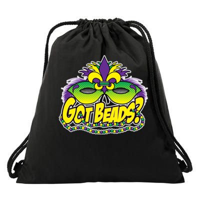 Got Beads Mardi Gras Drawstring Bag