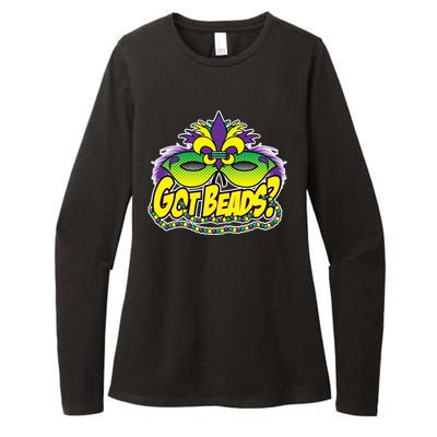 Got Beads Mardi Gras Womens CVC Long Sleeve Shirt