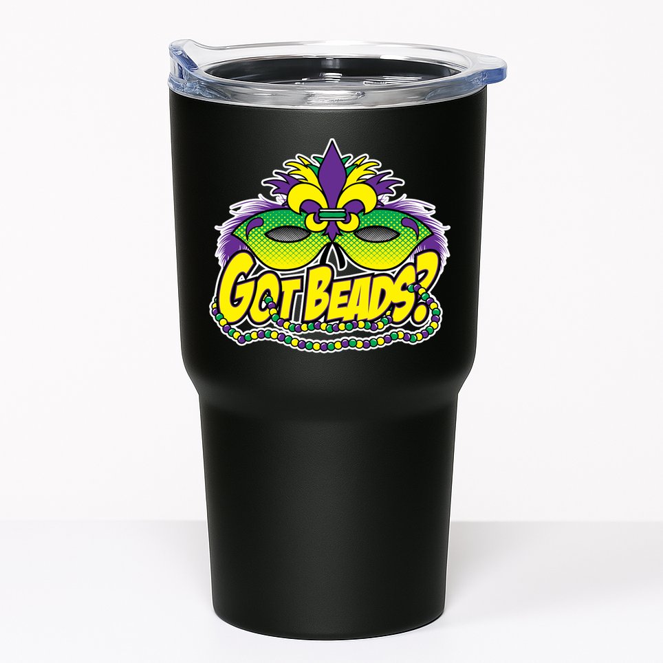 Got Beads Mardi Gras Tumbler