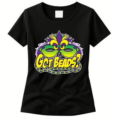 Got Beads Mardi Gras Womens T-Shirt