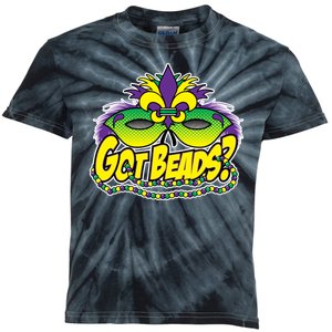 Got Beads Mardi Gras Kids Tie-Dye T-Shirt