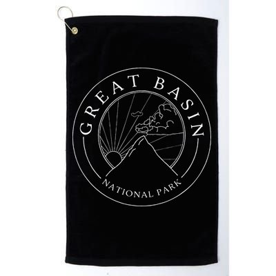 Great Basin Nevada National Park Logo Travel Golf Towel