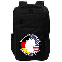 Gone But Never Forgotten Bitburg Air Base Germany Veteran Impact Tech Backpack