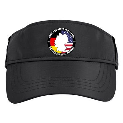 Gone But Never Forgotten Bitburg Air Base Germany Veteran Adult Drive Performance Visor