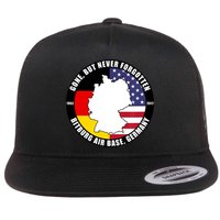 Gone But Never Forgotten Bitburg Air Base Germany Veteran Flat Bill Trucker Hat