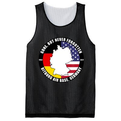 Gone But Never Forgotten Bitburg Air Base Germany Veteran Mesh Reversible Basketball Jersey Tank