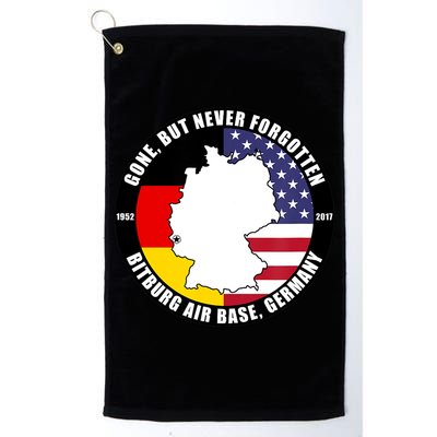 Gone But Never Forgotten Bitburg Air Base Germany Veteran Golf Towel