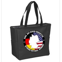 Gone But Never Forgotten Bitburg Air Base Germany Veteran Zip Tote Bag