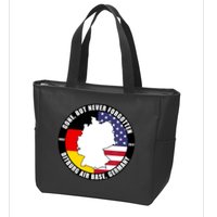 Gone But Never Forgotten Bitburg Air Base Germany Veteran Zip Tote Bag