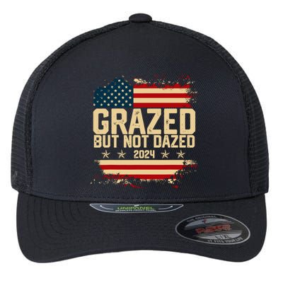 Grazed But Not Dazed 2024 Election Supporter Flexfit Unipanel Trucker Cap